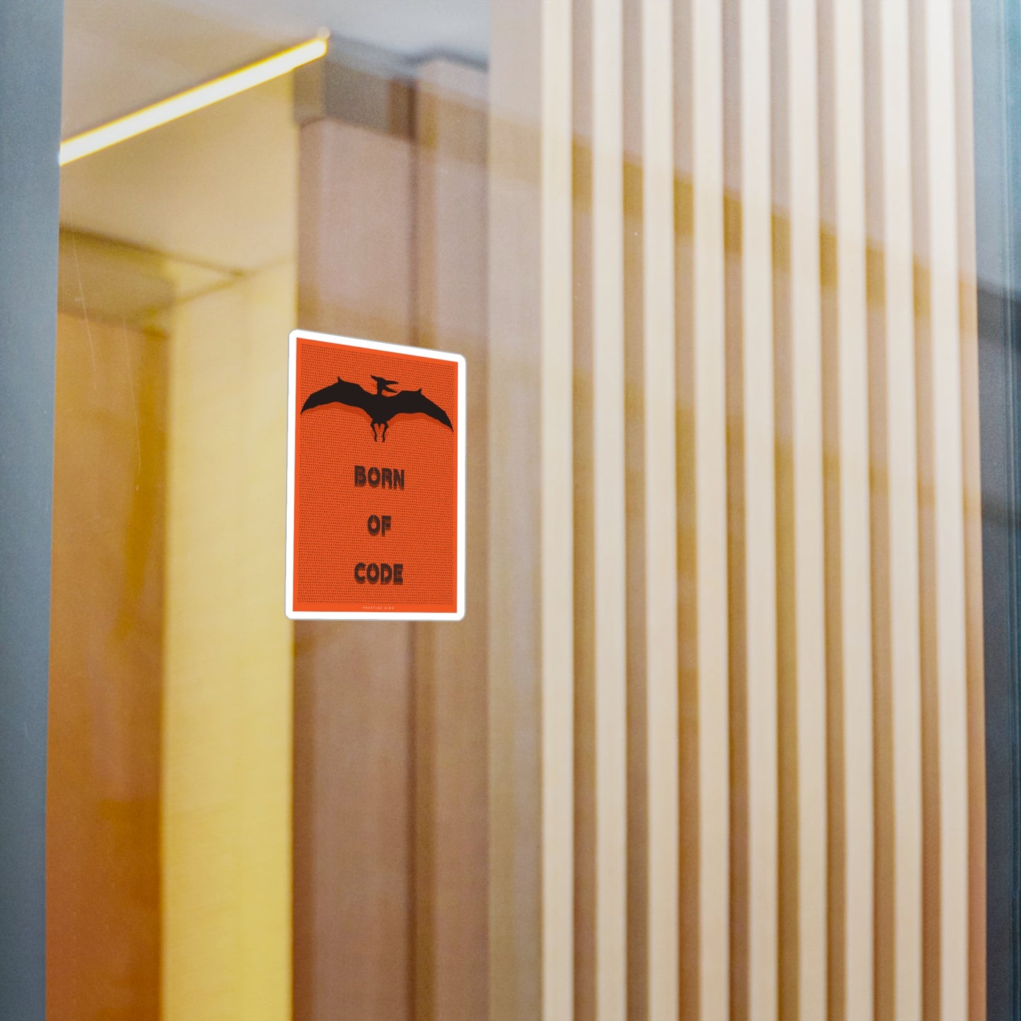 Born Of Code Sticker