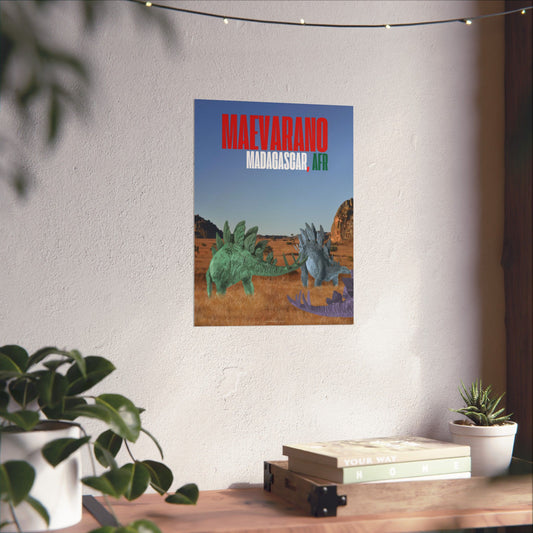 Maevarano Stegosaurus Poster