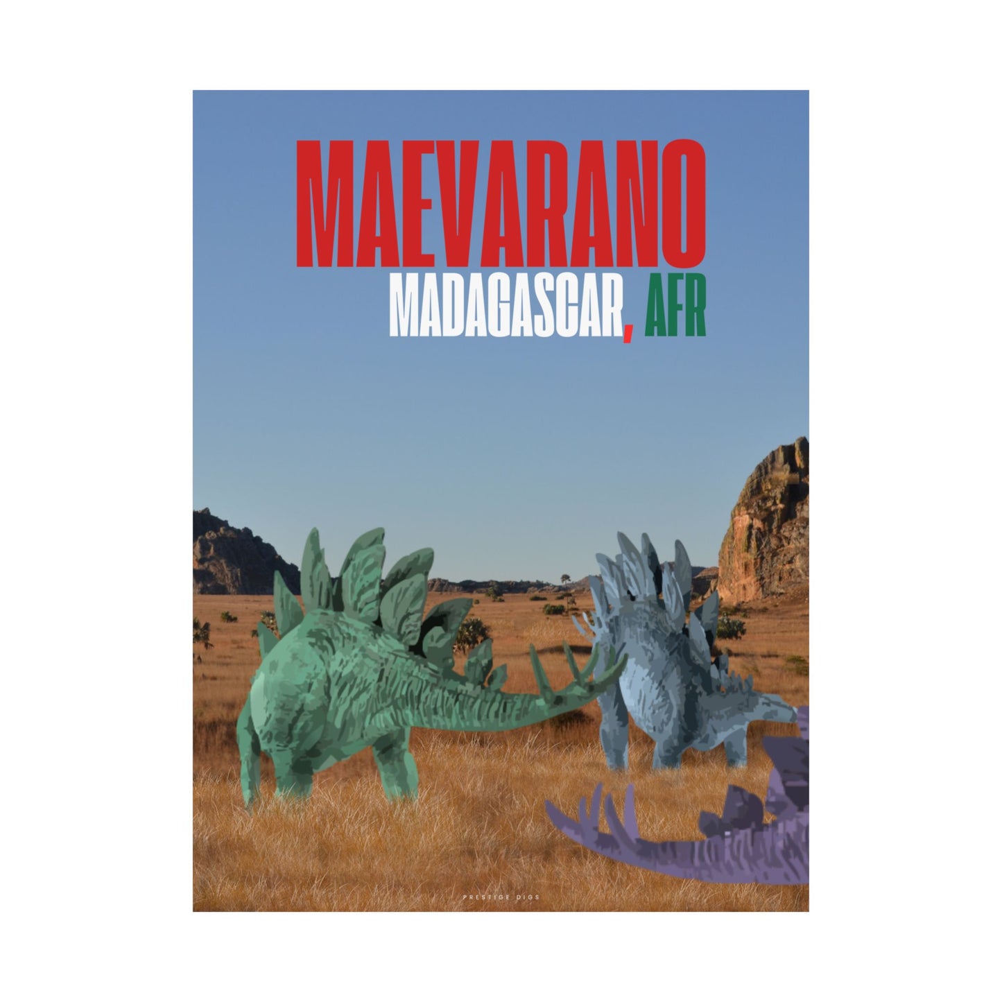 Maevarano Stegosaurus Poster