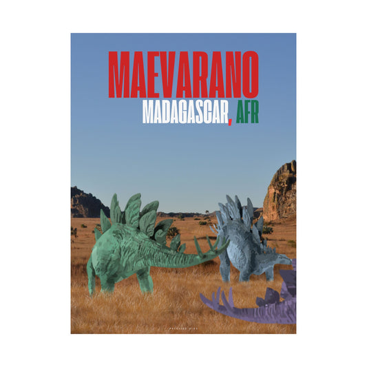 Maevarano Stegosaurus Poster